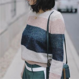 Pam & Gela Strip Sweater